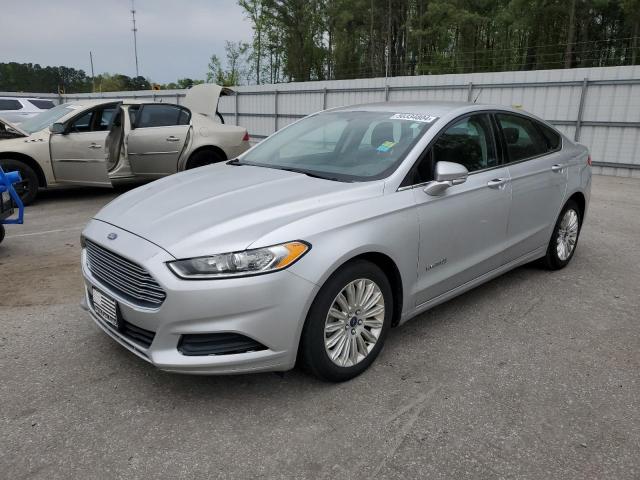 3FA6P0LU0DR262942 - 2013 FORD FUSION SE HYBRID SILVER photo 1