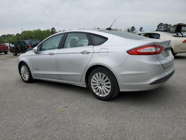 3FA6P0LU0DR262942 - 2013 FORD FUSION SE HYBRID SILVER photo 2