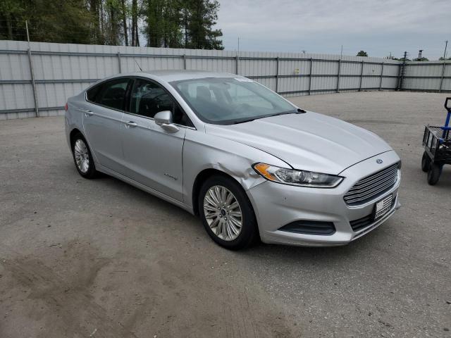 3FA6P0LU0DR262942 - 2013 FORD FUSION SE HYBRID SILVER photo 4