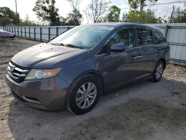 5FNRL5H48GB069887 - 2016 HONDA ODYSSEY EX GRAY photo 1