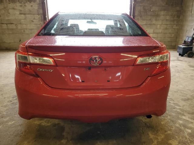 4T1BF1FK4CU568525 - 2012 TOYOTA CAMRY BASE RED photo 6