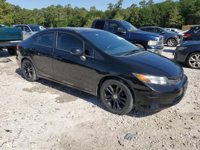 19XFB2F57CE047167 - 2012 HONDA CIVIC LX BLACK photo 4