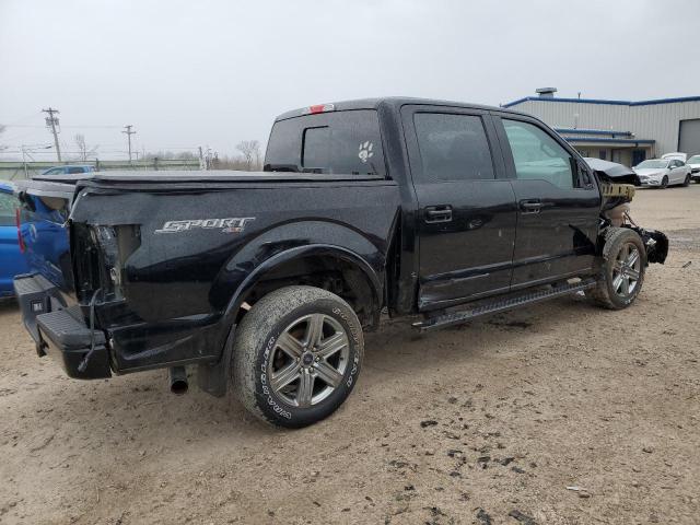 1FTEW1E5XKKF06960 - 2019 FORD F150 SUPERCREW BLACK photo 3