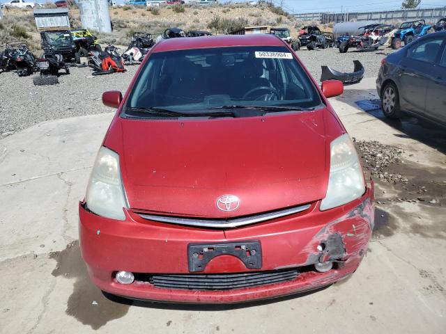 JTDKB20U667071723 - 2006 TOYOTA PRIUS RED photo 5