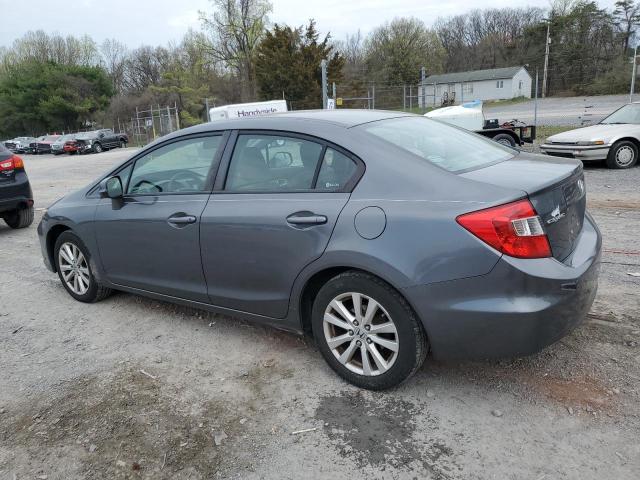 2HGFB2F8XCH316147 - 2012 HONDA CIVIC EX GRAY photo 2