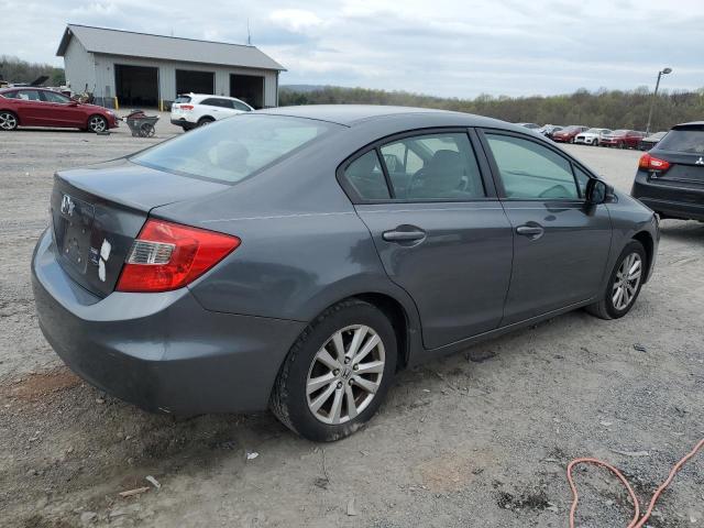 2HGFB2F8XCH316147 - 2012 HONDA CIVIC EX GRAY photo 3