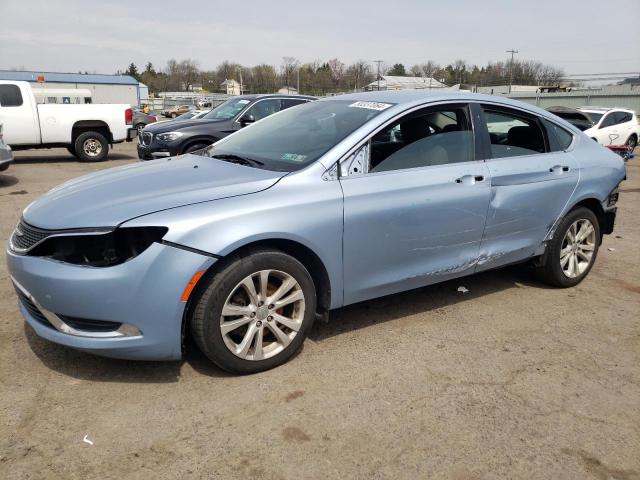 1C3CCCAB0FN646998 - 2015 CHRYSLER 200 LIMITED BLUE photo 1