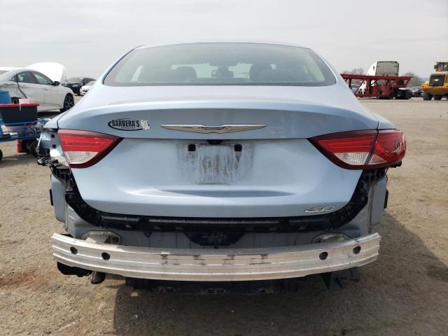 1C3CCCAB0FN646998 - 2015 CHRYSLER 200 LIMITED BLUE photo 6