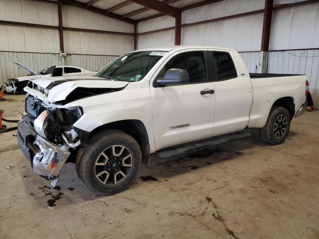 5TFUM5F18EX053143 - 2014 TOYOTA TUNDRA DOUBLE CAB SR/SR5 WHITE photo 1