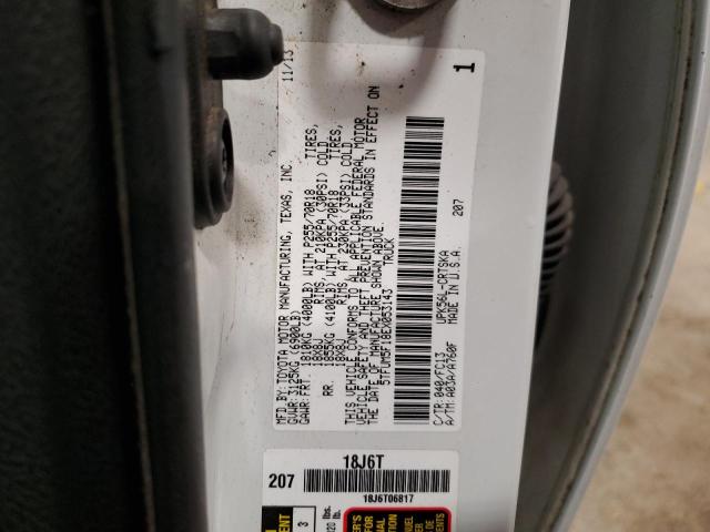 5TFUM5F18EX053143 - 2014 TOYOTA TUNDRA DOUBLE CAB SR/SR5 WHITE photo 12