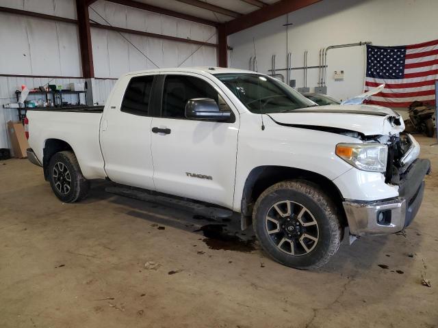 5TFUM5F18EX053143 - 2014 TOYOTA TUNDRA DOUBLE CAB SR/SR5 WHITE photo 4