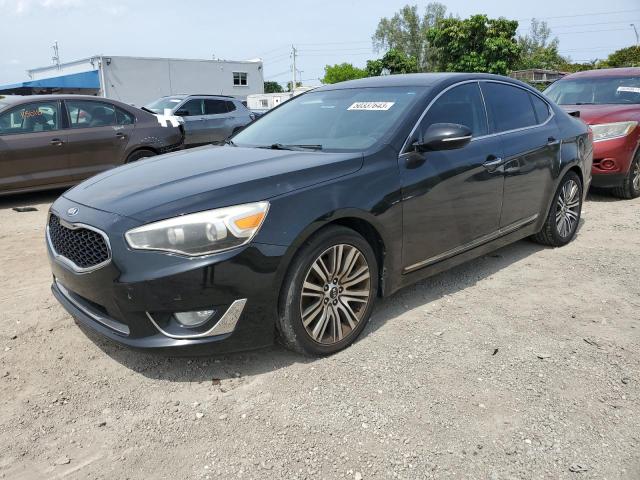 KNALN4D73E5150558 - 2014 KIA CADENZA PREMIUM BLACK photo 1