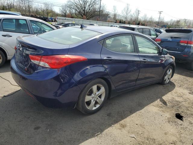 5NPDH4AE2DH205355 - 2013 HYUNDAI ELANTRA GLS BLUE photo 3