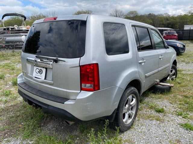 5FNYF3H57DB011684 - 2013 HONDA PILOT EXL SILVER photo 4