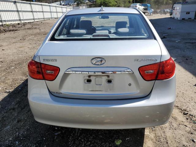 KMHDU4AD4AU998450 - 2010 HYUNDAI ELANTRA BLUE SILVER photo 6