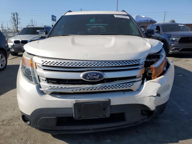 1FM5K7D88DGB70379 - 2013 FORD EXPLORER XLT WHITE photo 5