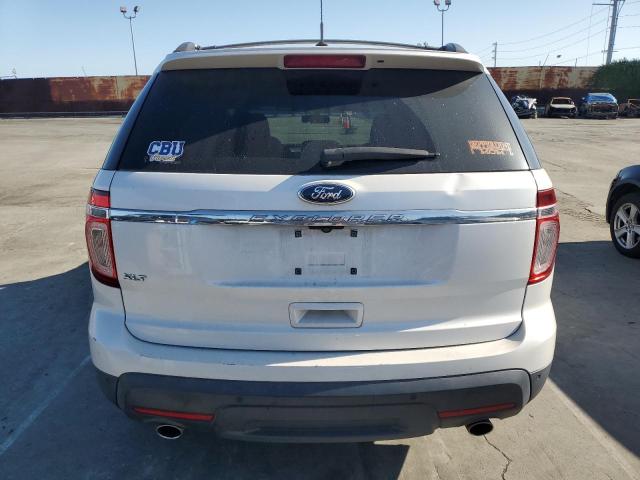 1FM5K7D88DGB70379 - 2013 FORD EXPLORER XLT WHITE photo 6