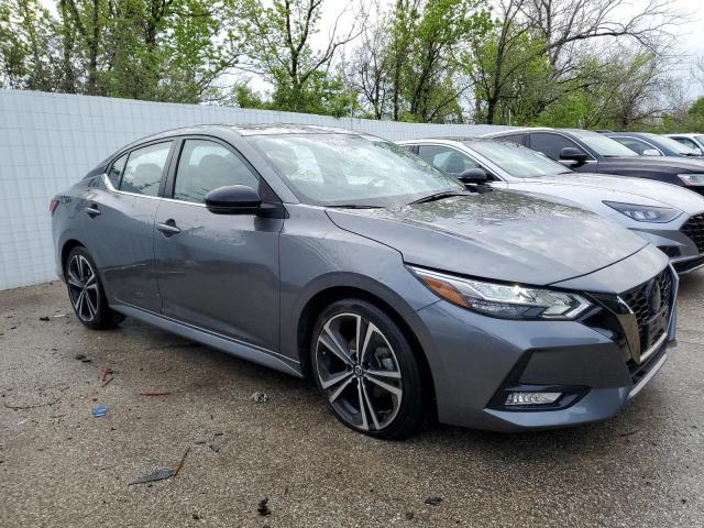 3N1AB8DV6NY295463 - 2022 NISSAN SENTRA SR GRAY photo 4