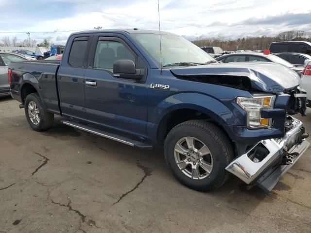 1FTFX1EF6HFA17712 - 2017 FORD F150 SUPER CAB BLUE photo 4