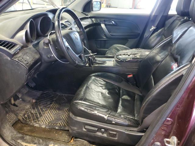 2HNYD28669H518239 - 2009 ACURA MDX TECHNOLOGY 勃艮第红 照片 7