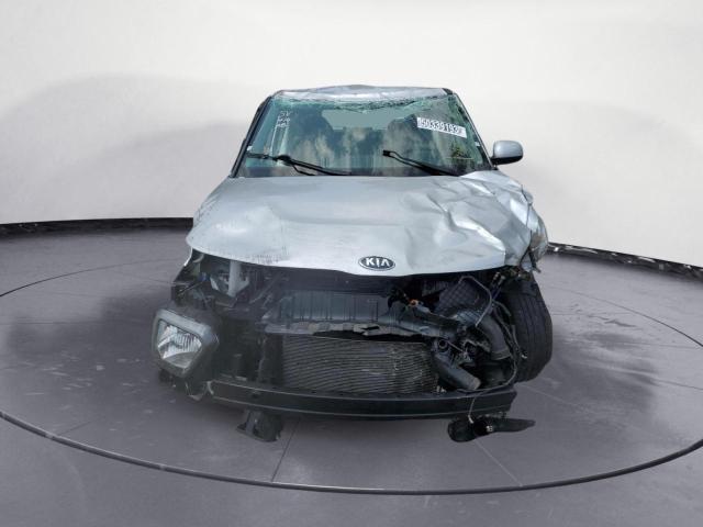 KNDJ23AUXM7781155 - 2021 KIA SOUL LX SILVER photo 5