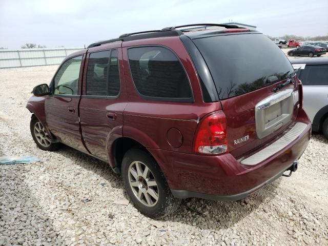 5GADT13S942321624 - 2004 BUICK RAINIER CXL MAROON photo 2