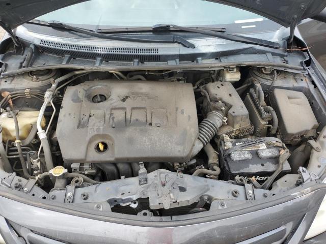 2T1BU4EE7BC721708 - 2011 TOYOTA COROLLA BASE GRAY photo 11