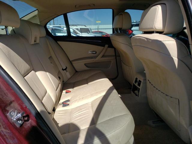 WBANV93528C130713 - 2008 BMW 535 XI MAROON photo 10