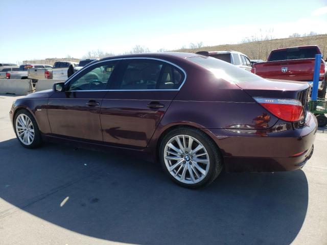 WBANV93528C130713 - 2008 BMW 535 XI MAROON photo 2