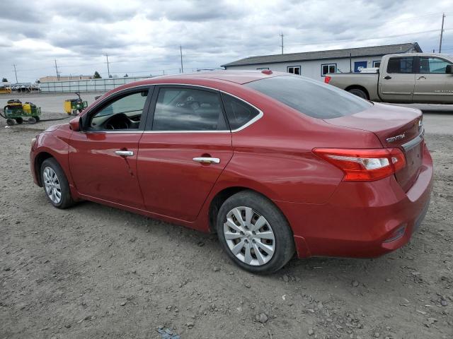 3N1AB7AP9GL649699 - 2016 NISSAN SENTRA S RED photo 2