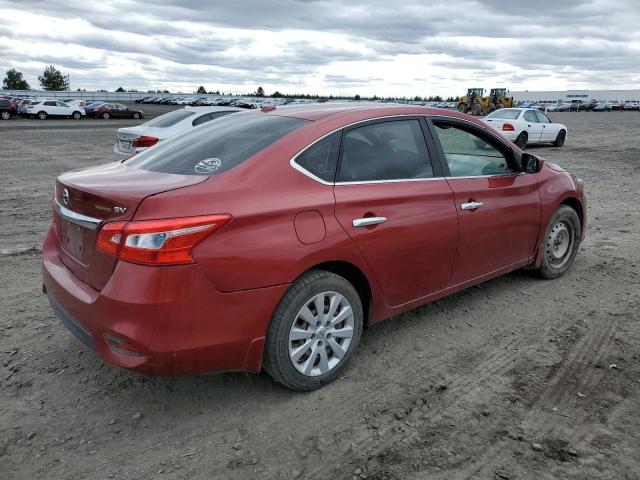 3N1AB7AP9GL649699 - 2016 NISSAN SENTRA S RED photo 3