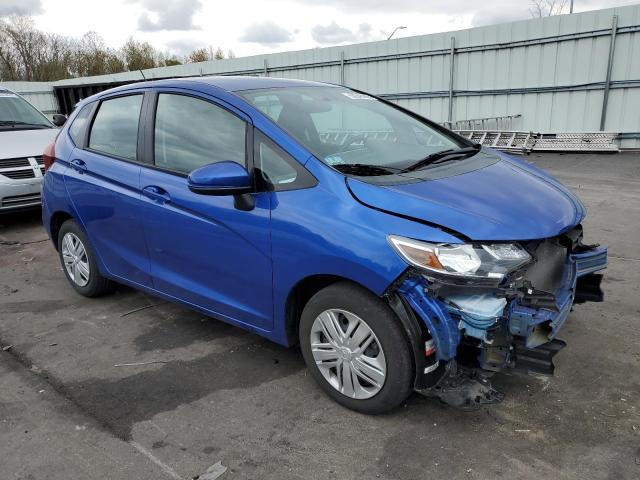 3HGGK5H46KM711183 - 2019 HONDA FIT LX BLUE photo 4