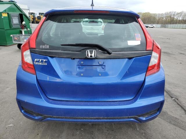 3HGGK5H46KM711183 - 2019 HONDA FIT LX BLUE photo 6