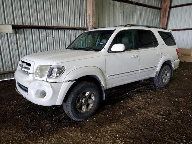 5TDZT34AX5S248456 - 2005 TOYOTA SEQUOIA SR5 WHITE photo 1