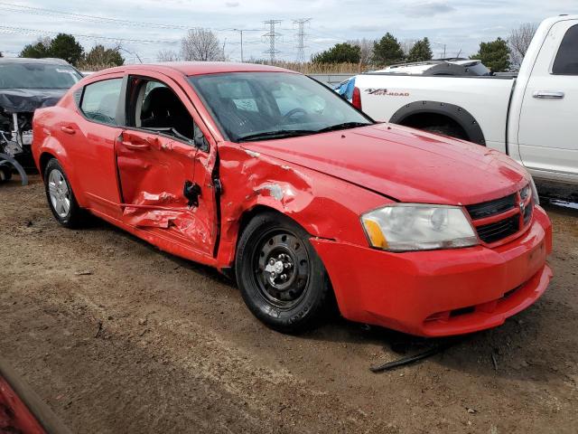 1B3LC46BX9N522107 - 2009 DODGE AVENGER SE RED photo 4