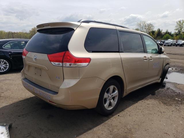 5TDKK3DC8BS016102 - 2011 TOYOTA SIENNA LE GOLD photo 3