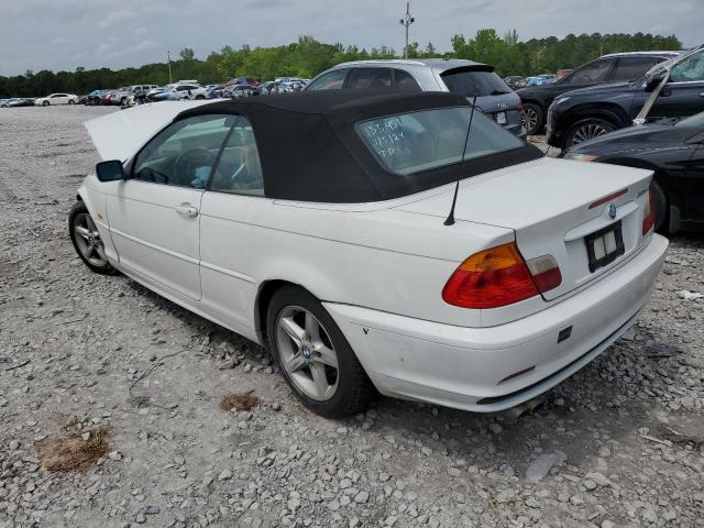 WBABS33413PG92378 - 2003 BMW 325 CI WHITE photo 2