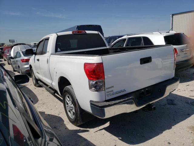 5TFRU54149X018484 - 2009 TOYOTA TUNDRA DOUBLE CAB WHITE photo 2