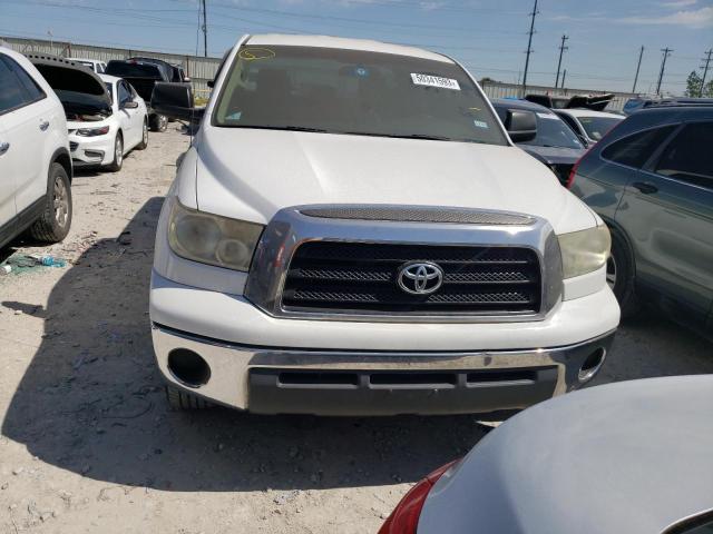 5TFRU54149X018484 - 2009 TOYOTA TUNDRA DOUBLE CAB WHITE photo 5