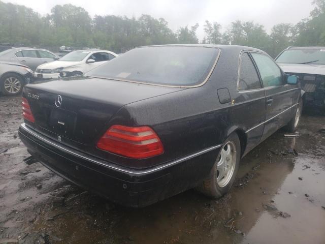 WDBGA70G1XA420452 - 1999 MERCEDES-BENZ CL 500 BLACK photo 3