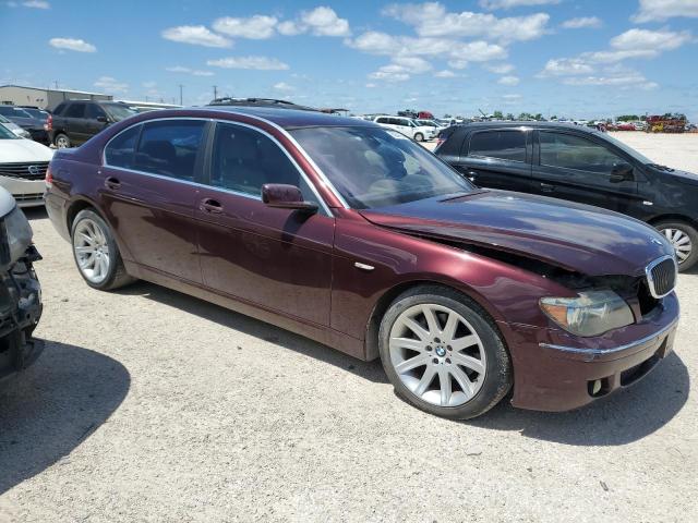 WBAHN835X6DT59140 - 2006 BMW 750 LI MAROON photo 4