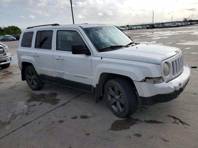 1C4NJPBA9ED674259 - 2014 JEEP PATRIOT SPORT WHITE photo 4