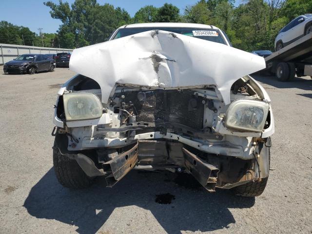 5TBRT34175S464287 - 2005 TOYOTA TUNDRA ACCESS CAB SR5 WHITE photo 5
