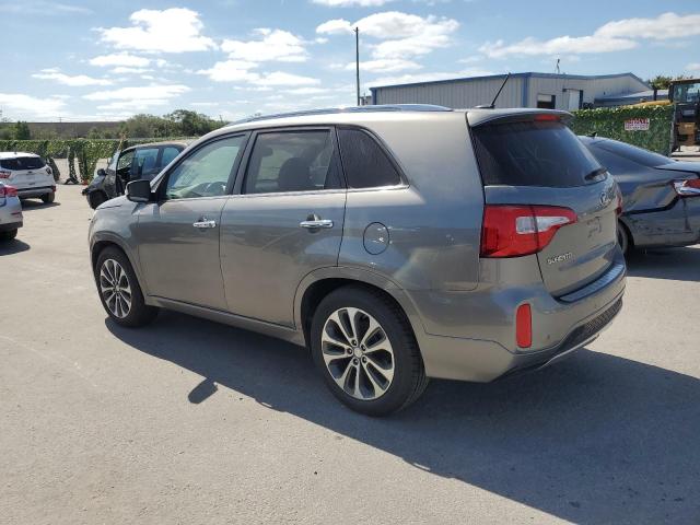 5XYKW4A78EG516683 - 2014 KIA SORENTO SX GRAY photo 2