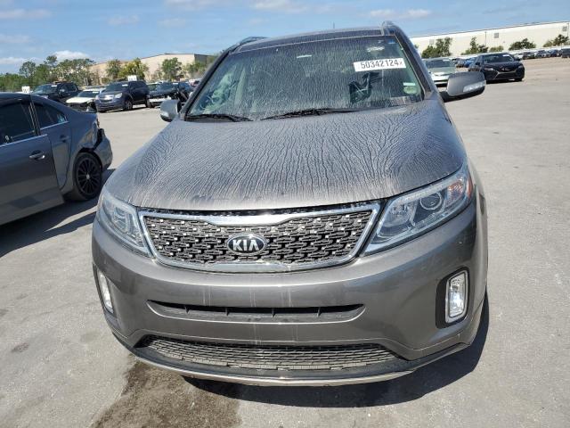 5XYKW4A78EG516683 - 2014 KIA SORENTO SX GRAY photo 5