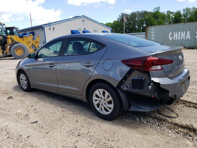 5NPD74LF2KH457273 - 2019 HYUNDAI ELANTRA SE GRAY photo 2