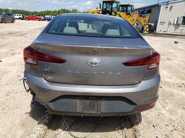 5NPD74LF2KH457273 - 2019 HYUNDAI ELANTRA SE GRAY photo 6