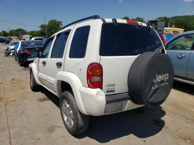 1J4GL58K84W144899 - 2004 JEEP LIBERTY LIMITED WHITE photo 3