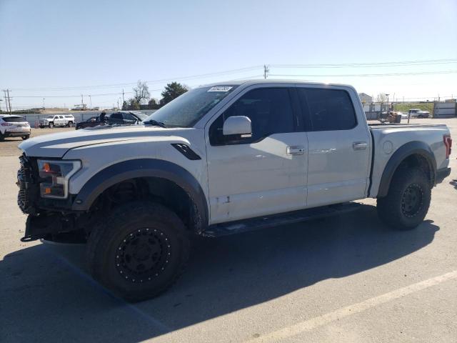 1FTFW1RG6HFC35171 - 2017 FORD F150 RAPTOR GRAY photo 1