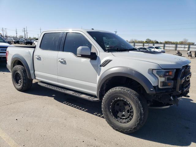 1FTFW1RG6HFC35171 - 2017 FORD F150 RAPTOR GRAY photo 4